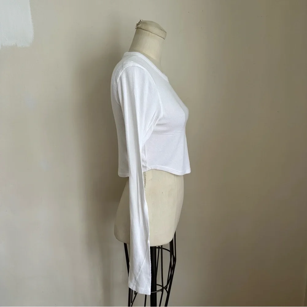 Lululemon Hold Me Tight Cropped Long Sleeve Top